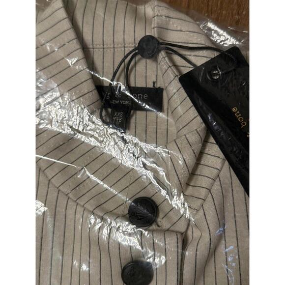 NWT! rag & bone Slade Ponte Vest Size XXS - Picture 4 of 7